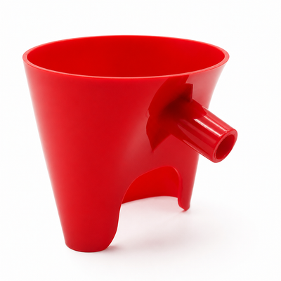 No-Mess Locking Stand Mixer Funnel (Tilt-Head Fit)