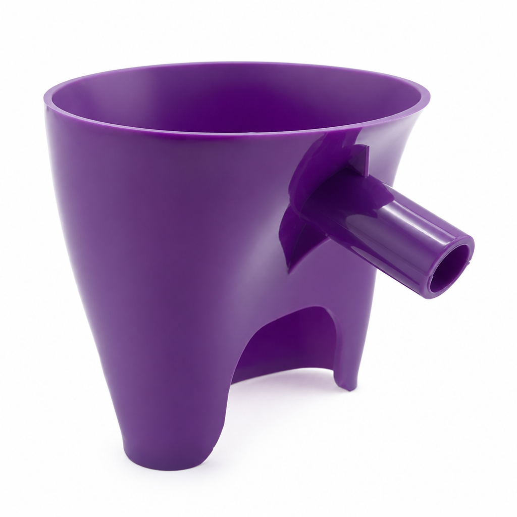 No-Mess Locking Stand Mixer Funnel (Tilt-Head Fit)