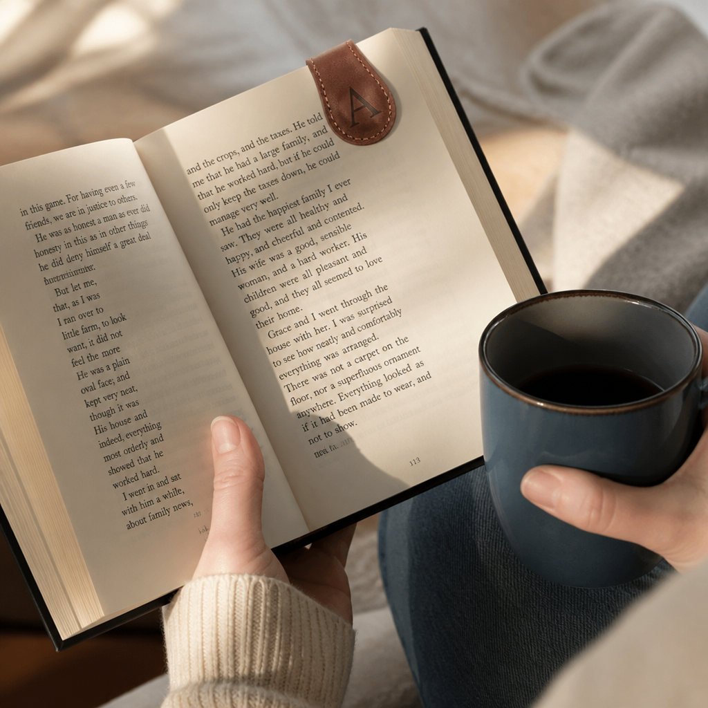 Personalized Magnetic Leather Bookmark (Multipurpose)