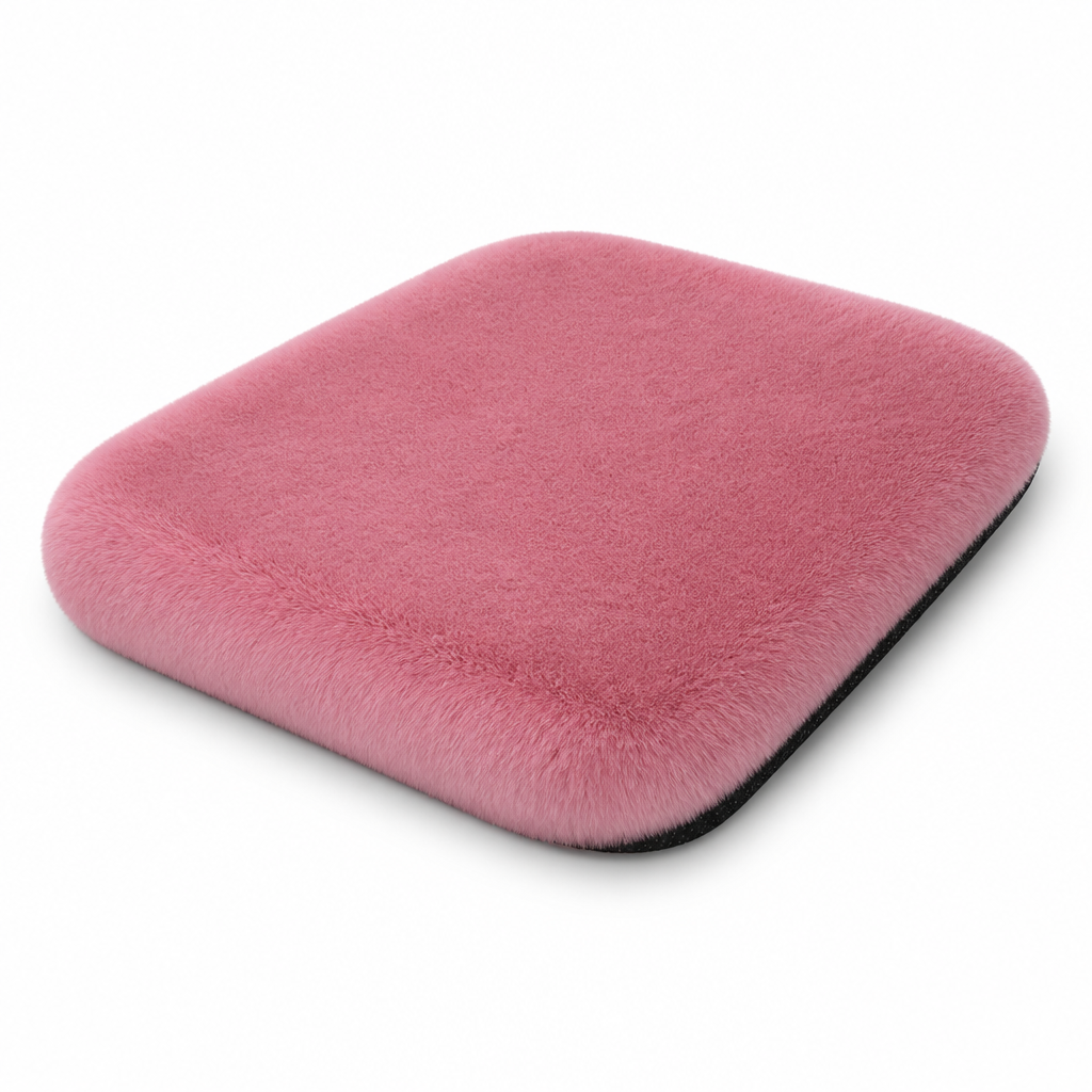 Plush Faux Fur & Non-Slip Car Seat Cushion