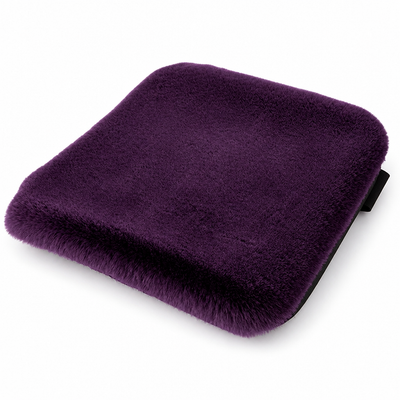 Plush Faux Fur & Non-Slip Car Seat Cushion