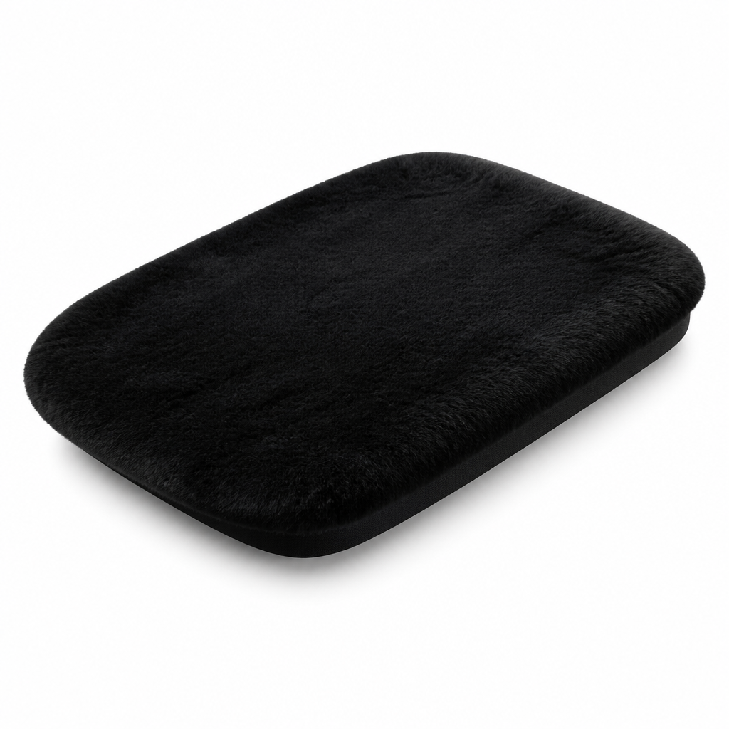 Plush Faux Fur & Non-Slip Car Seat Cushion