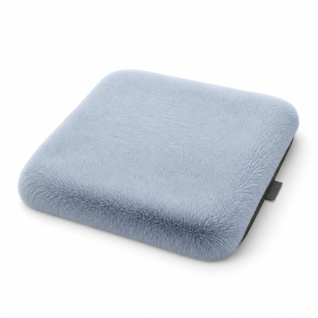 Plush Faux Fur & Non-Slip Car Seat Cushion