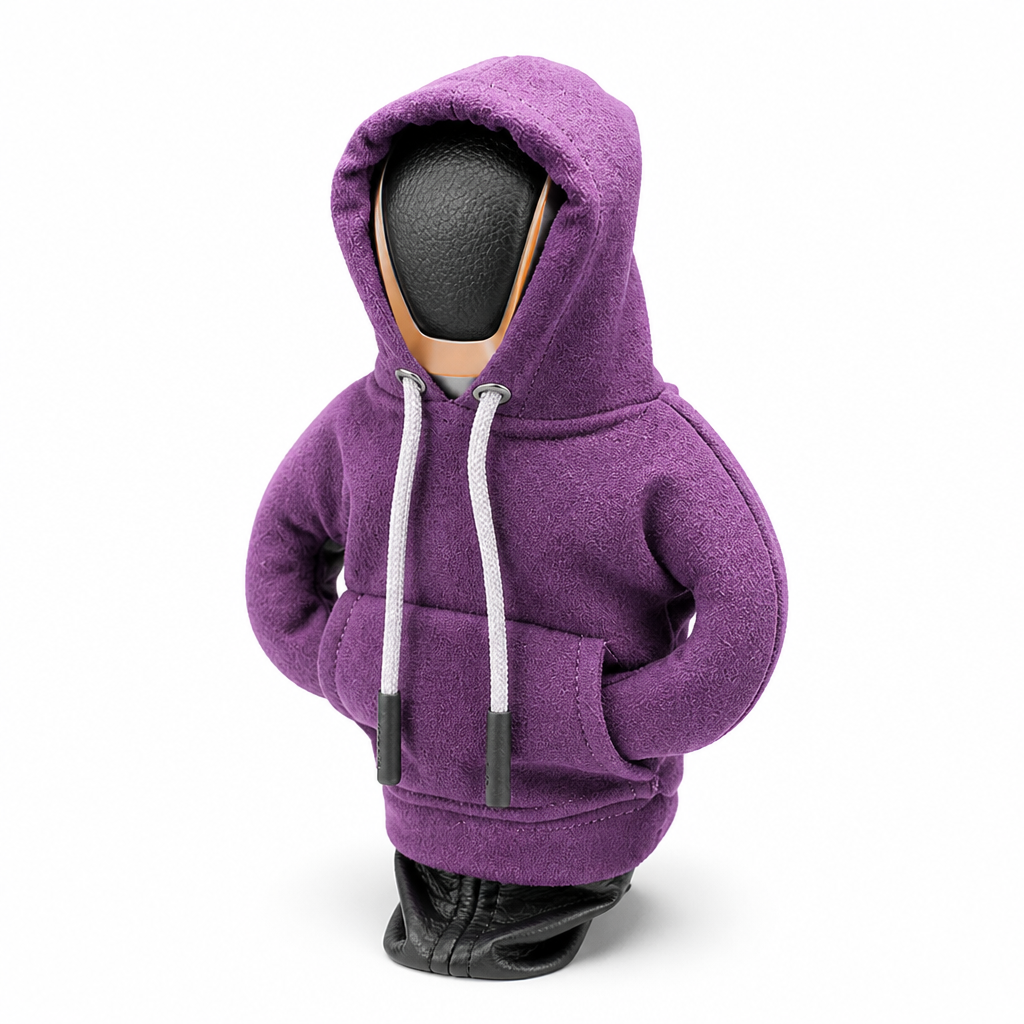Plush Suede Hoodie Gear Shift Cover (Universal Fit)