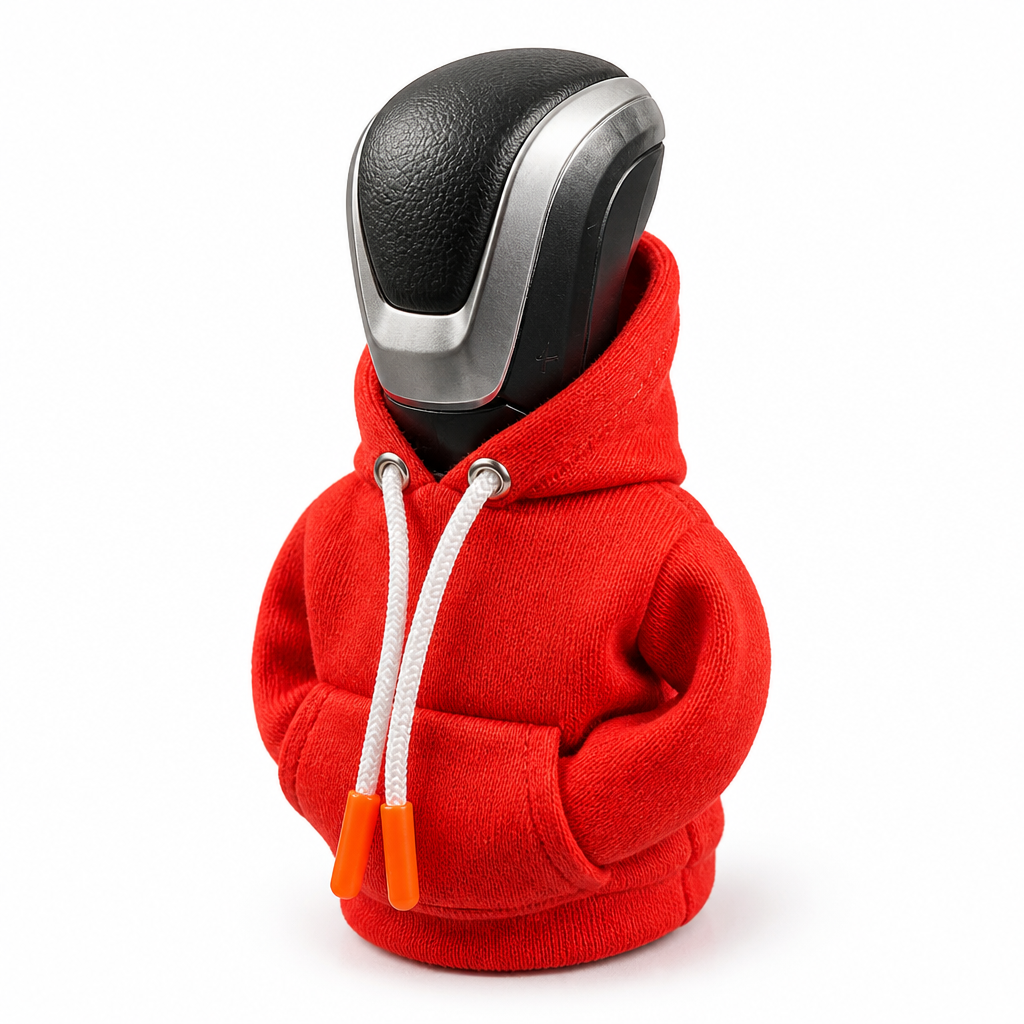 Plush Suede Hoodie Gear Shift Cover (Universal Fit)