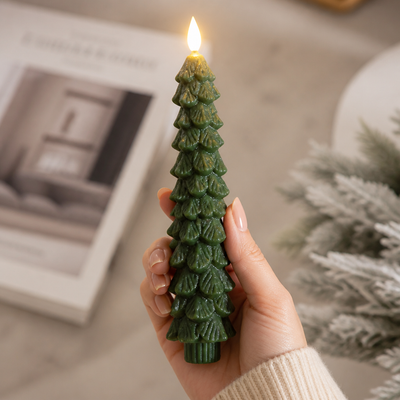 Real-Wax 3D-Flickering LED Candles (Remote & Timer)