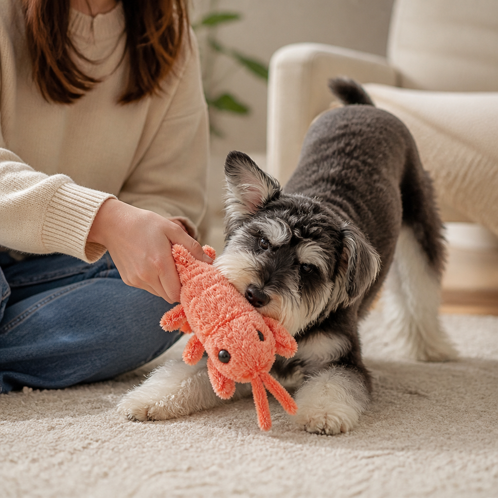 Realistic Hopping Interactive Pet Toy (USB Rechargeable)