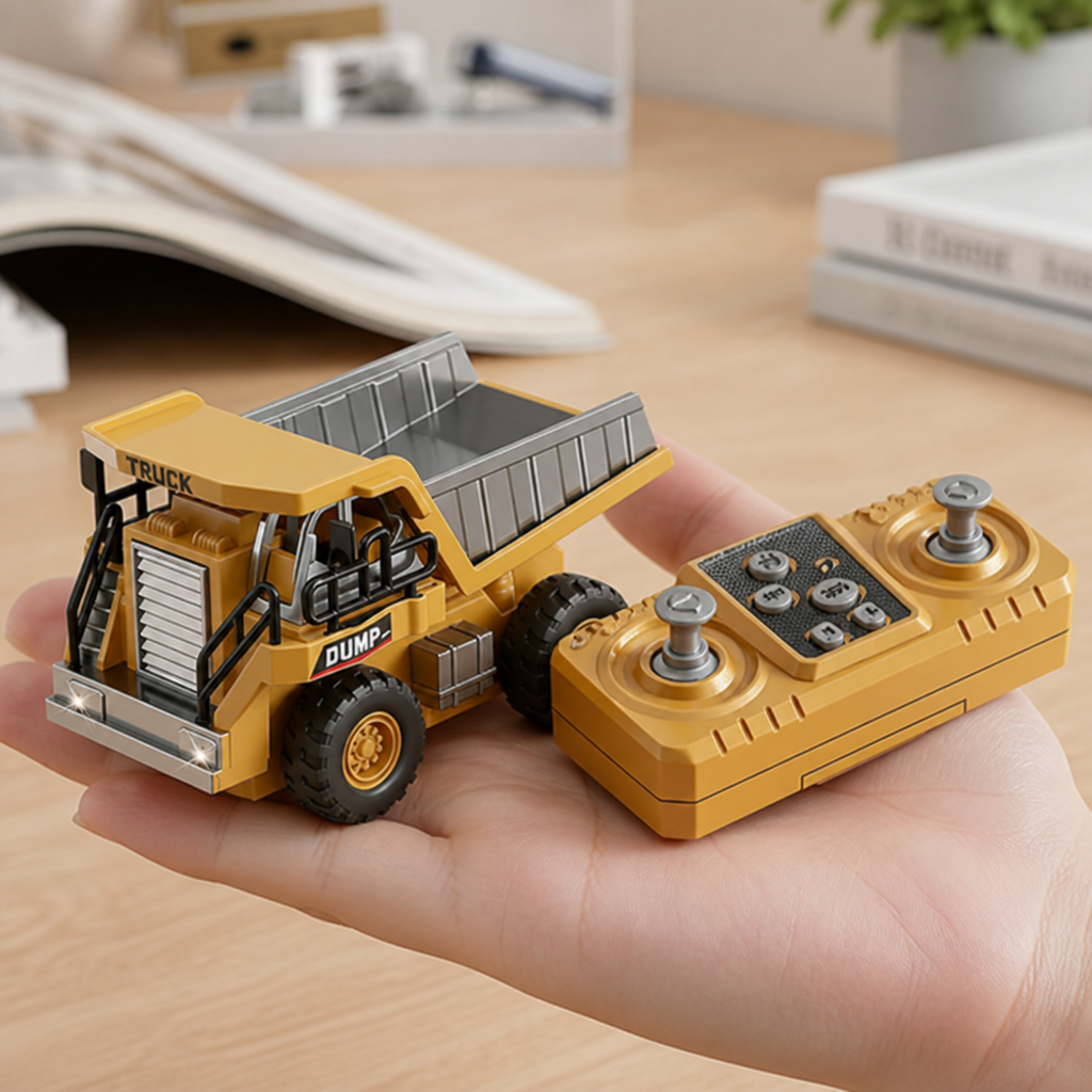 Realistic Mechanical Remote-Control Construction Vehicle