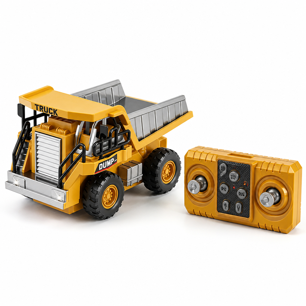 Realistic Mechanical Remote-Control Construction Vehicle