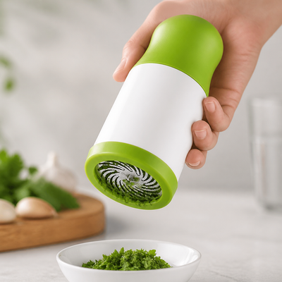 Rotating Stainless Steel Herb Shredder (Detachable)