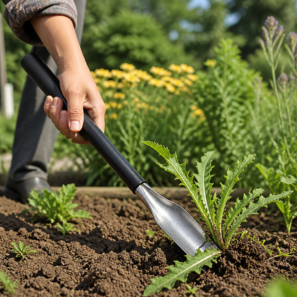 Rust-Free Steel & Ergonomic Non-Slip Wood Handle Gardening Shovel