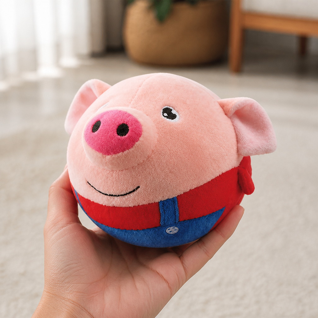 Self-Activated Jumping Plush Dog Toy (USB-C Rechargeable)