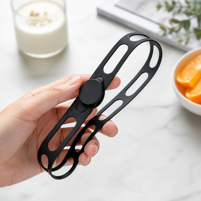 Self-Locking Stretchable Silicone Container Strap