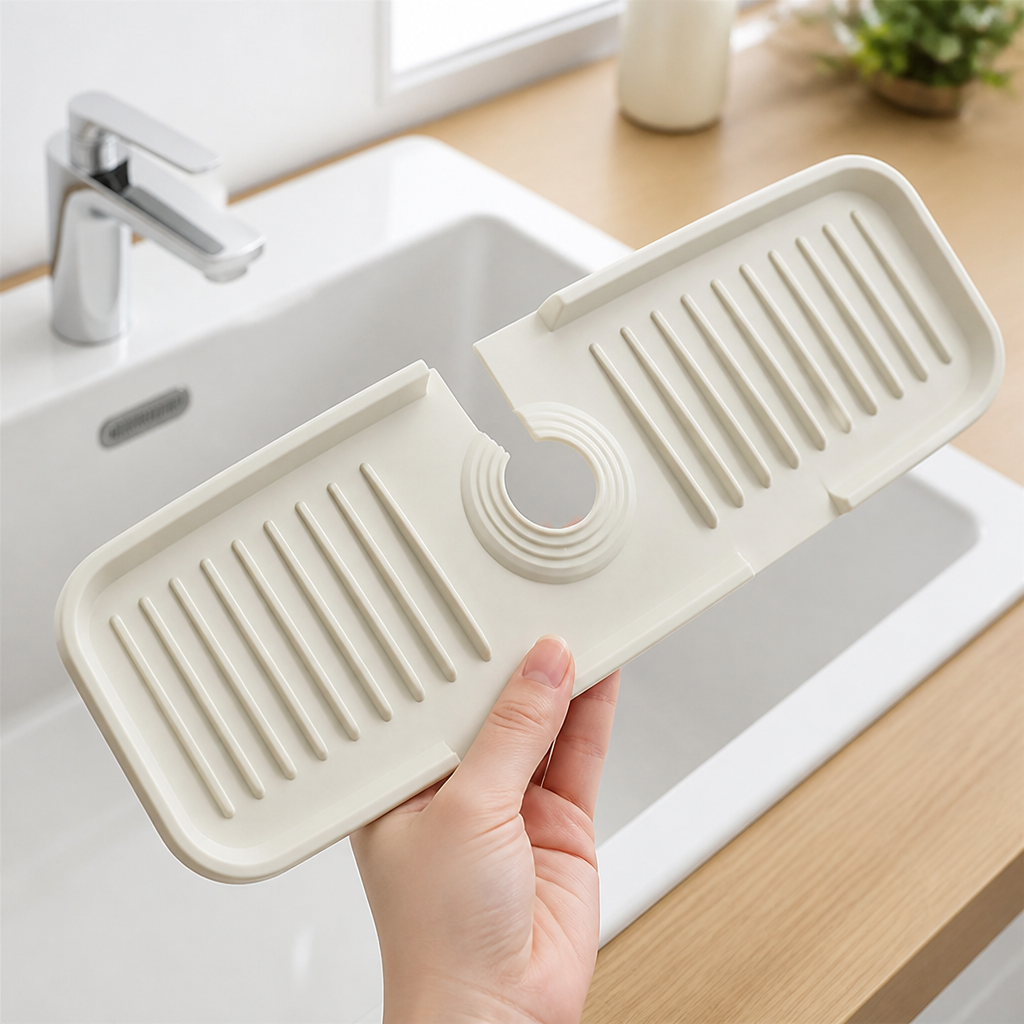 Silicone Drip-Tray Sink Mat (Cut-To-Fit)