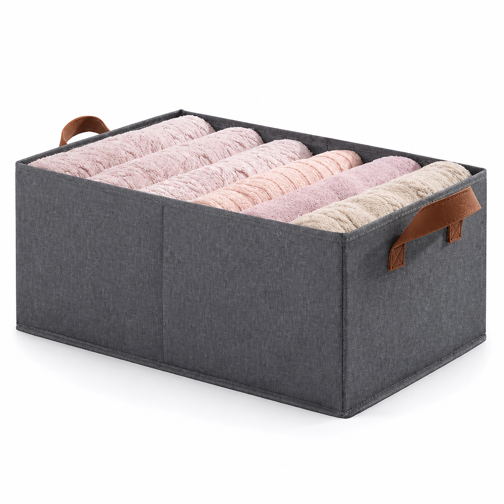 Space-Saving Reinforced Non-Woven Closet Organizer (Set of 3)