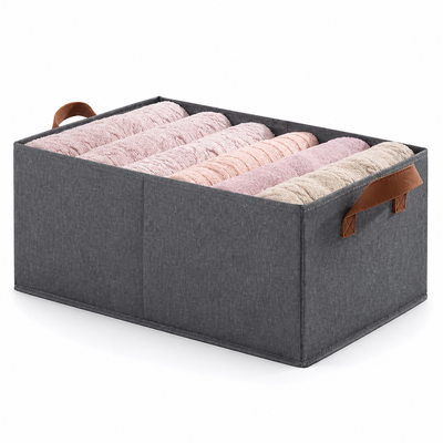 Space-Saving Reinforced Non-Woven Closet Organizer (Set of 3)