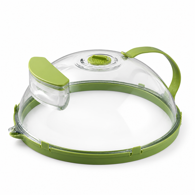 Steam-Release Microwave Cover (Adjustable Vents)