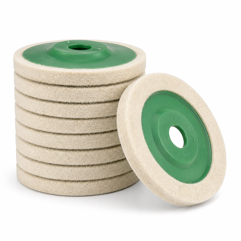 Thickened Wool Polishing Disc (Fits Angle Grinders & Sanders)