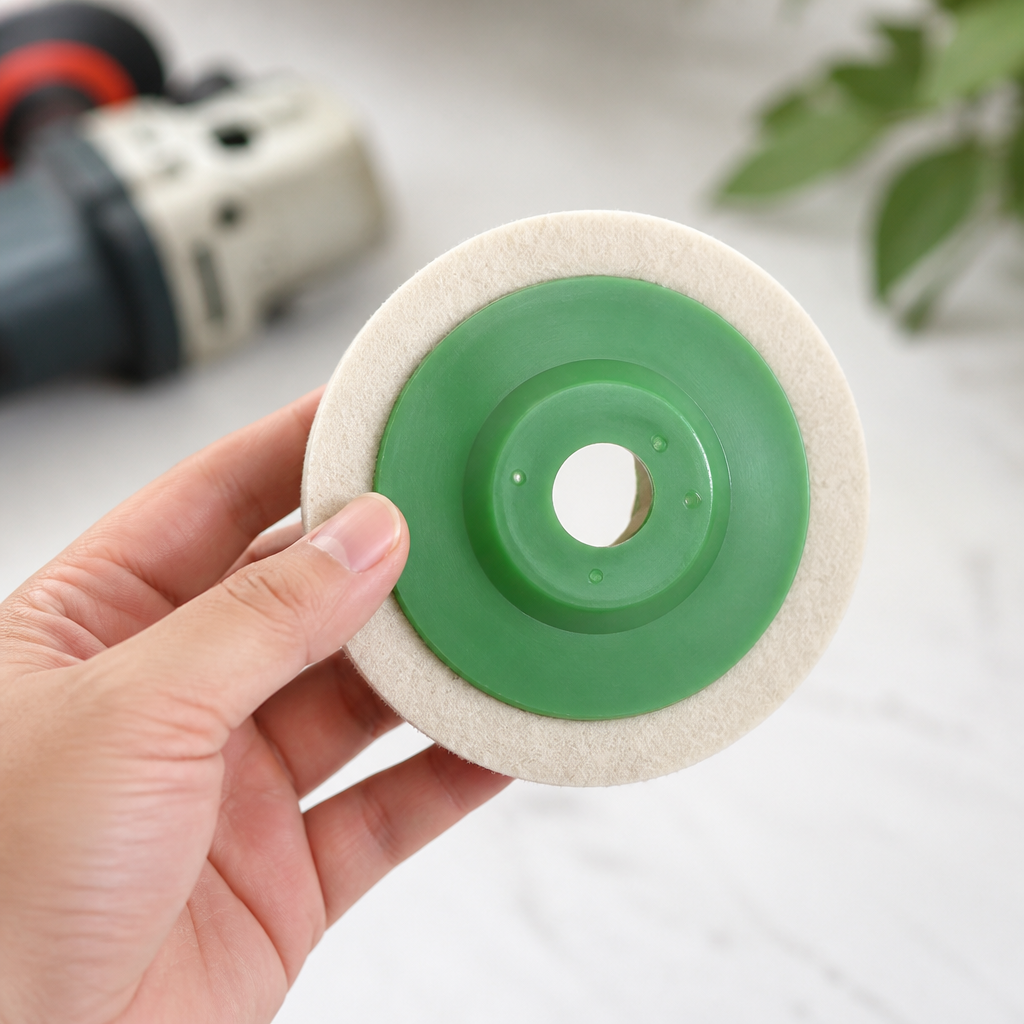 Thickened Wool Polishing Disc (Fits Angle Grinders & Sanders)