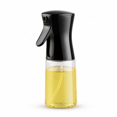 Transparent Ergonomic Oil Spray Bottle (Drip-Free)