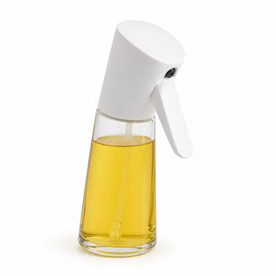 Transparent Ergonomic Oil Spray Bottle (Drip-Free)