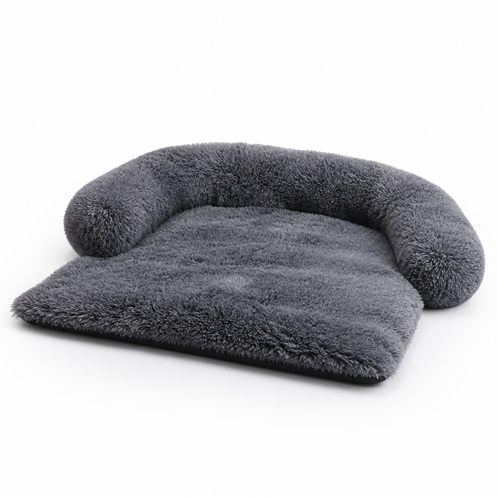 Ultra-Soft Plush & Water-Repellent Dog Sofa Protector