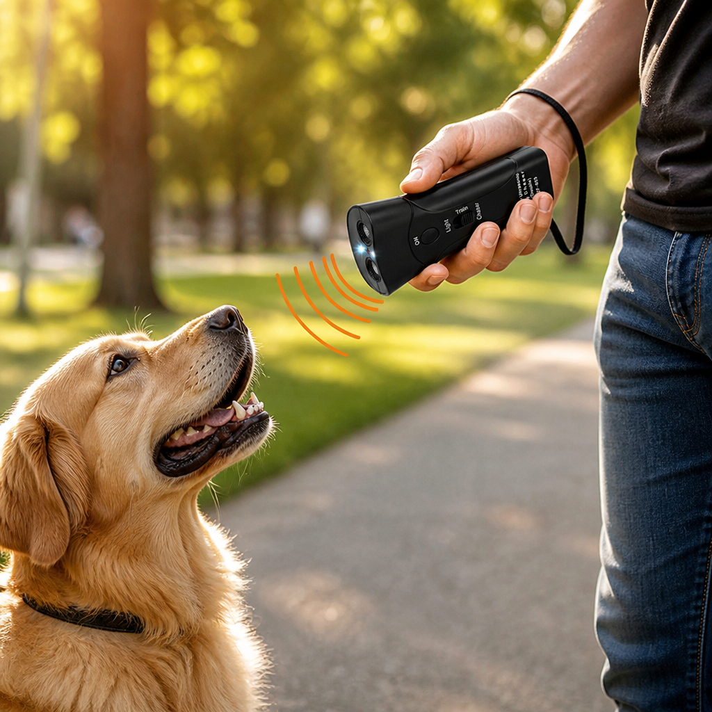 Ultrasonic LED Portable Anti-Bark Trainer