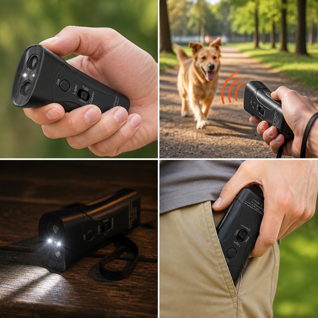 Ultrasonic LED Portable Anti-Bark Trainer