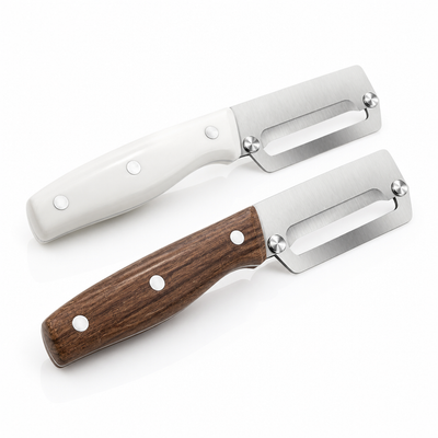 Waste-Saving Wide Curved Blade Peeler