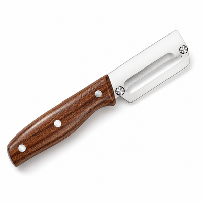 Waste-Saving Wide Curved Blade Peeler