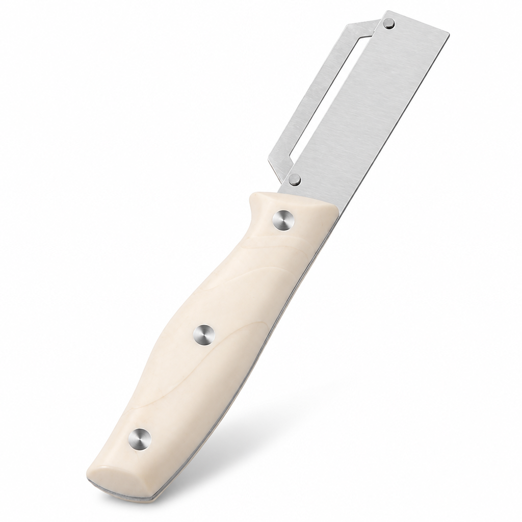 Waste-Saving Wide Curved Blade Peeler