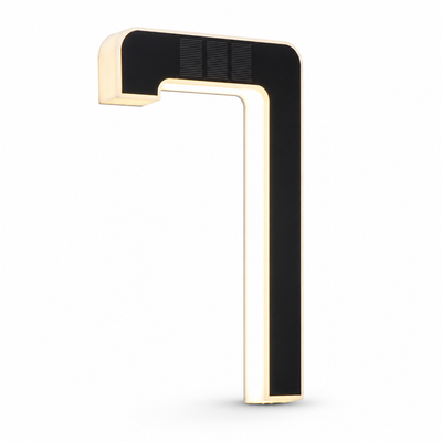 Weatherproof Solar-Powered LED House Number (Auto Dusk Sensor)