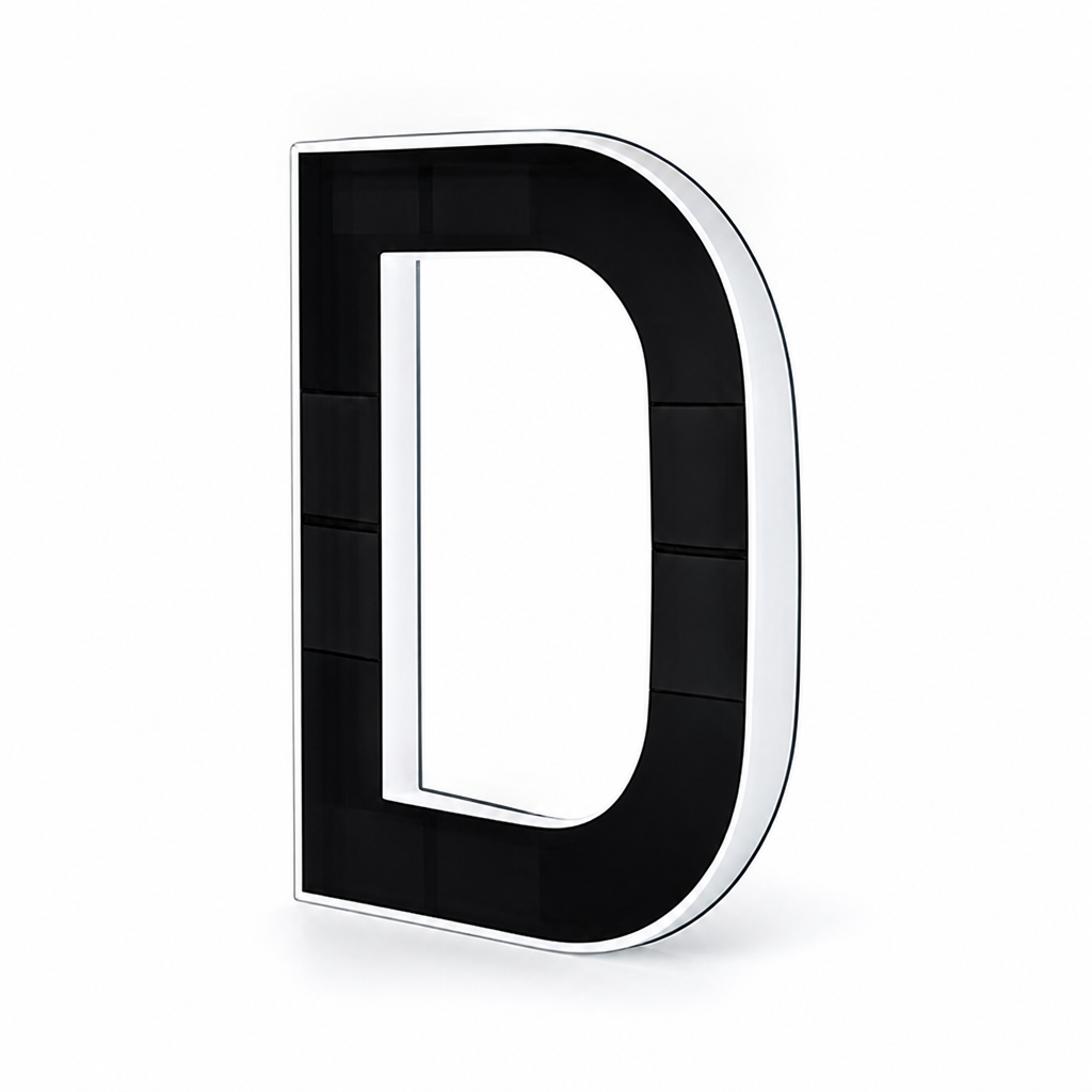 Weatherproof Solar-Powered LED House Number (Auto Dusk Sensor)