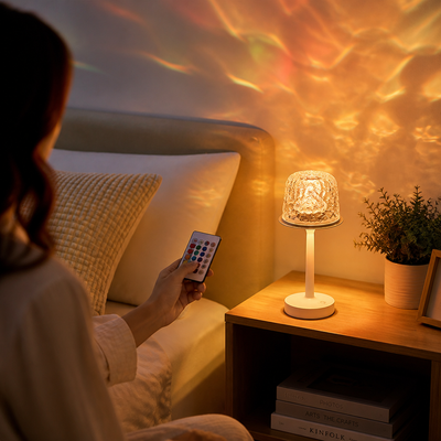 Wireless Remote Aurora Wave Projection Lamp