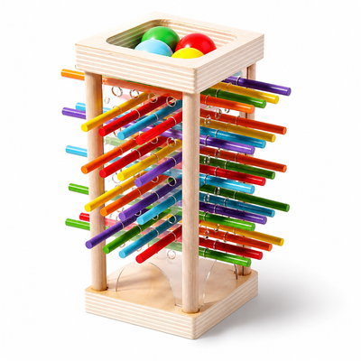 Wooden Fine Motor Stacking Game