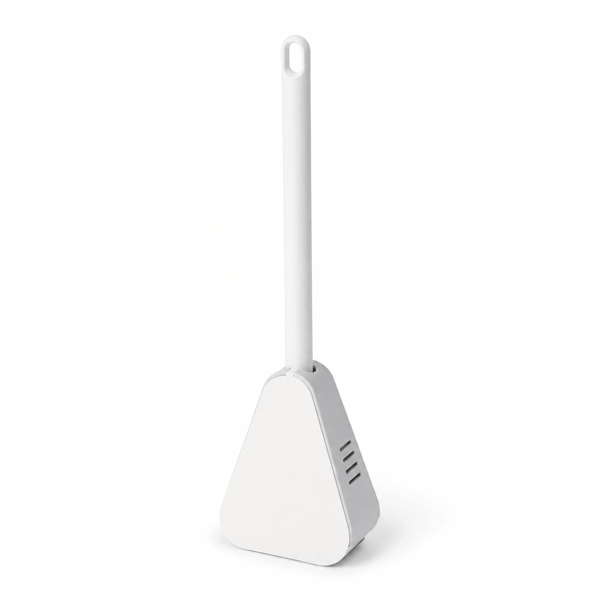 Triangular Silicone Toilet Brush (Wall-Mount Hook)