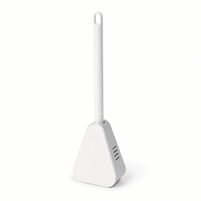 Triangular Silicone Toilet Brush (Wall-Mount Hook)