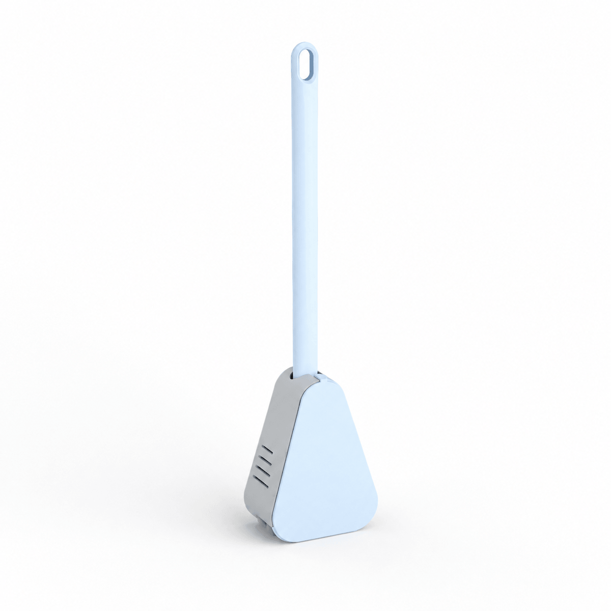 Triangular Silicone Toilet Brush (Wall-Mount Hook)