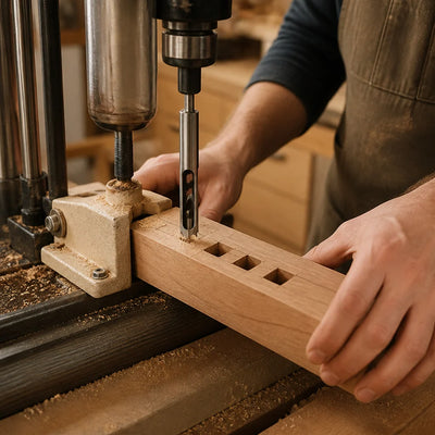 Precision Carbide-Tipped Hollow Chisel Drill Bit